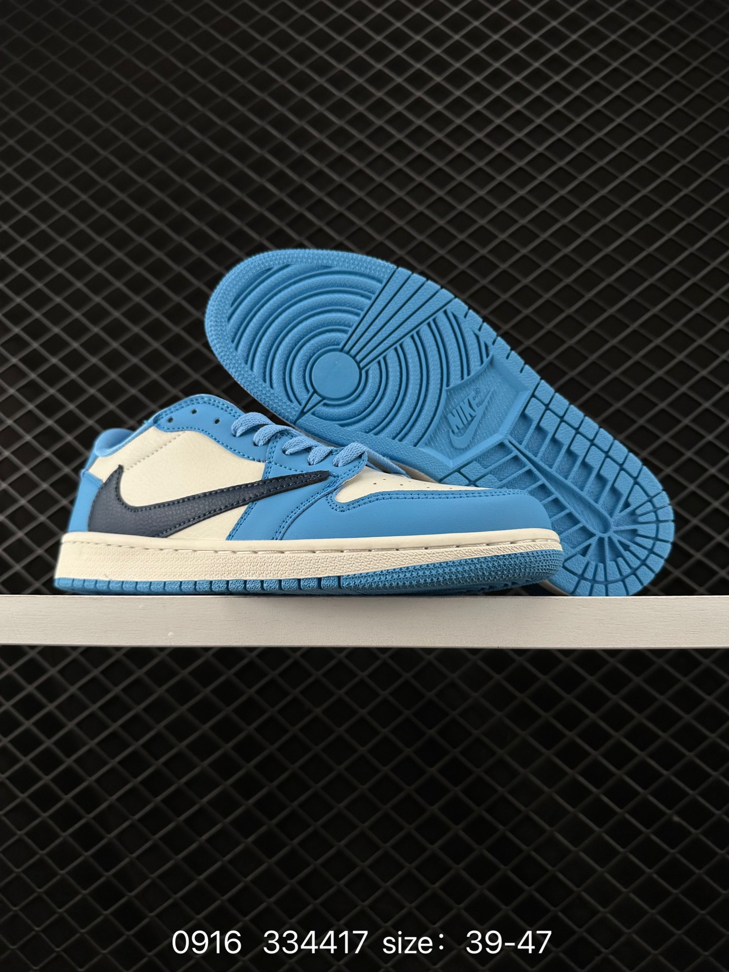 fragment design x Travis Scott x Nike Air Jordan 1 Low OG SP”Black/Green Toe“